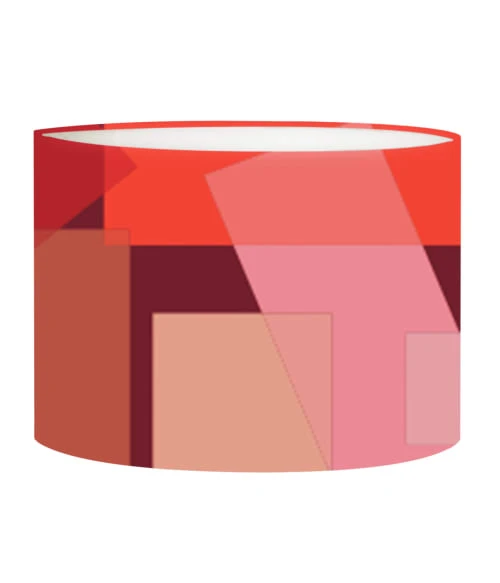 Abat-jours Abat-jour Art Deco Red Ø 40 X H 27 1 Abat-jours Abat-jour Art Deco Red Ø 40 X H 27