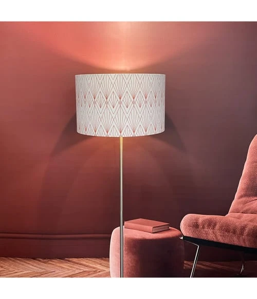 Abat-jours Abat-jour Cathédrale Orange Intérieur Cuivré Ø 40 X H 25 3 Abat-jours Abat-jour Cathédrale Orange Intérieur Cuivré Ø 40 X H 25 – Image 3