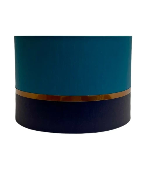 Abat-jours Abat-jour Chevet Bicolore Bleu Ø 25 X H 18 3 Abat-jours Abat-jour Chevet Bicolore Bleu Ø 25 X H 18 – Image 3