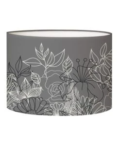 Abat-jours Abat-jour Chevet Bouquet Gris Ø 25 X H 20