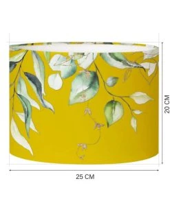 Abat-jours Abat-jour Chevet Branche Jaune Moutarde Ø 25 X H 20 -Boutique Belamp abat jour chevet branche jaune moutarde oe 25 x h 20 2