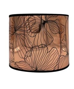 Abat-jours Abat-jour Chevet Cuivre Flora Ø 25 X H 20 -Boutique Belamp abat jour chevet cuivre flora oe 25 x h 20 2