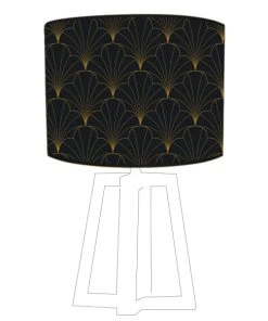 Abat-jours Abat-jour Chevet Doré Imprimé Noir Flora Ø 25 X H 18 9 Abat-jours Abat-jour Chevet Doré Imprimé Noir Flora Ø 25 X H 18 -Boutique Belamp abat jour chevet dore imprime noir flora oe 25 x h 18 3