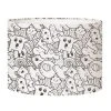 Abat-jours Abat-jour Chevet Enfant Doodle Pop Corn Ø 25 X H 20