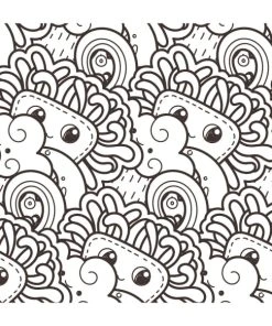 Abat-jours Abat-jour Chevet Enfant Doodle Tendre Ø 25 X H 20 -Boutique Belamp abat jour chevet enfant doodle tendre oe 25 x h 20 2