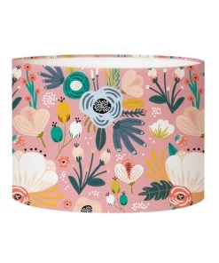 Abat-jours Abat-jour Chevet Enfant Floral Rose Doux Ø 25 X H 20