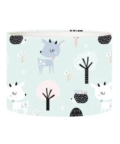 Abat-jours Abat-jour Chevet Enfant Rennes Petit Bleu Ø 25 X H 20