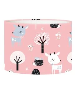 Abat-jours Abat-jour Chevet Enfant Rennes Rose Doux Ø 25 X H 20