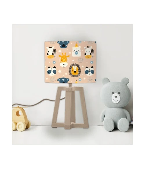 Abat-jours Abat-jour Chevet Enfant Savane Nymphéa Ø 25 X H 20 2 Abat-jours Abat-jour Chevet Enfant Savane Nymphéa Ø 25 X H 20 – Image 2