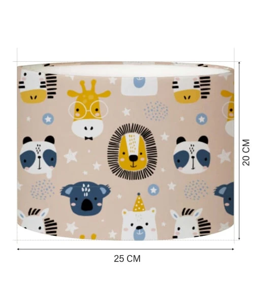 Abat-jours Abat-jour Chevet Enfant Savane Nymphéa Ø 25 X H 20 4 Abat-jours Abat-jour Chevet Enfant Savane Nymphéa Ø 25 X H 20 – Image 4