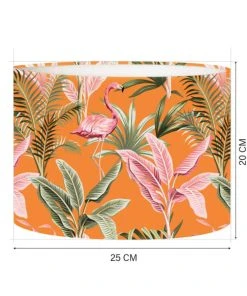 Abat-jours Abat-jour Chevet Flamand Mandarine Ø 25 X H 20 -Boutique Belamp abat jour chevet flamand mandarine oe 25 x h 20 2