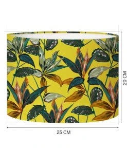 Abat-jours Abat-jour Chevet Forêt Jaune Acidulé Ø 25 X H 20 -Boutique Belamp abat jour chevet foret jaune acidule oe 25 x h 20 2