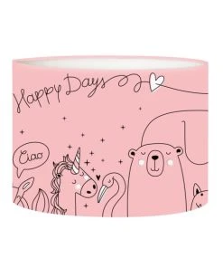 Abat-jours Abat-jour Chevet Happydays Rose Doux Ø 25 X H 20