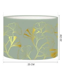 Abat-jours Abat-jour Chevet Iris Vert Olive Ø 25 X H 20 -Boutique Belamp abat jour chevet iris vert olive oe 25 x h 20 2