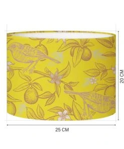 Abat-jours Abat-jour Chevet Oiseau Jaune Acidulé Ø 25 X H 20 -Boutique Belamp abat jour chevet oiseau jaune acidule oe 25 x h 20 2