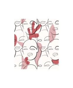 Abat-jours Abat-jour Chevet Visage Ø 25 X H 20 -Boutique Belamp abat jour chevet visage oe 25 x h 20 2