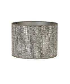 Light & Living Abat-jour Cylindrique Brun En Tissu ø30cm