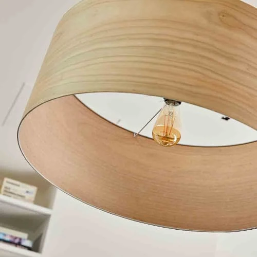 Lumisky Abat-jour Intérieur Bois Naturel Bois Clair D60CM 2 Lumisky Abat-jour Intérieur Bois Naturel Bois Clair D60CM – Image 2