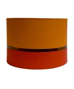 Abat-jours Abat-jour Lampadaire Bicolore Orange Ø 45 X H 28