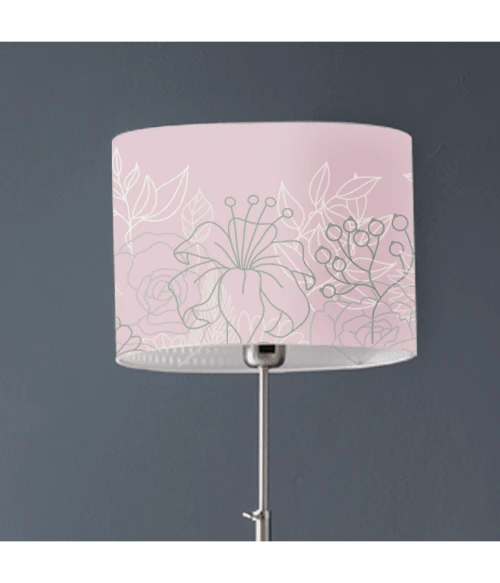 Abat-jours Abat-jour Lampadaire Bouquet Rose Poudré Ø 45 X H 25 5 Abat-jours Abat-jour Lampadaire Bouquet Rose Poudré Ø 45 X H 25 – Image 5