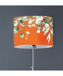 Abat-jours Abat-jour Lampadaire Branche Mandarine Ø 45 X H 25 -Boutique Belamp abat jour lampadaire branche mandarine oe 45 x h 25 2