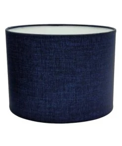 Abat-jours Abat-jour Lampadaire Effet Lin Vert Ø 35 X H 20 -Boutique Belamp abat jour lampadaire effet lin bleu fonce oe 35 x h 20 effet lin