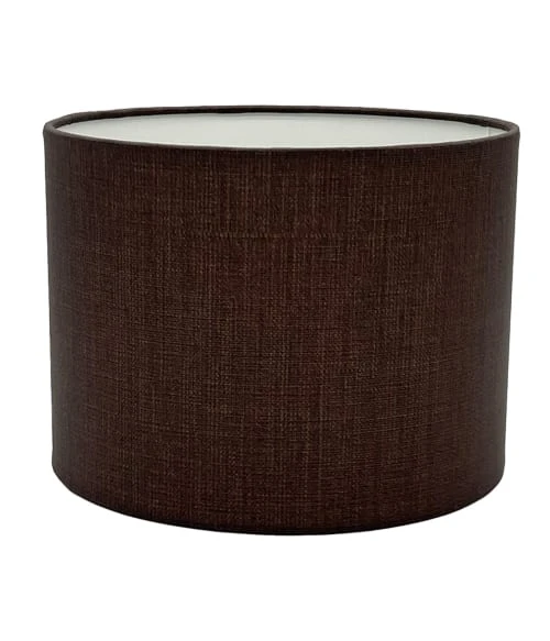 Abat-jours Abat-jour Lampadaire Effet Lin Chocolat Ø 35 X H 20 1 Abat-jours Abat-jour Lampadaire Effet Lin Chocolat Ø 35 X H 20