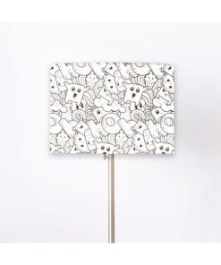Abat-jours Abat-jour Lampadaire Enfant Doodle PopCorn Ø 45 X H 25 -Boutique Belamp abat jour lampadaire enfant doodle popcorn oe 45 x h 25 4