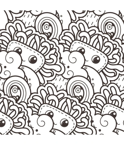 Abat-jours Abat-jour Lampadaire Enfant Doodle Tendre Ø 45 X H 25 3 Abat-jours Abat-jour Lampadaire Enfant Doodle Tendre Ø 45 X H 25 – Image 3