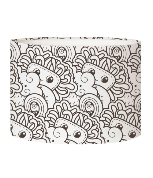 Abat-jours Abat-jour Lampadaire Enfant Doodle Tendre Ø 45 X H 25 1 Abat-jours Abat-jour Lampadaire Enfant Doodle Tendre Ø 45 X H 25
