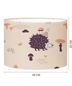 Abat-jours Abat-jour Lampadaire Enfant Hérisson Nymphéa Ø 45 X H 25 -Boutique Belamp abat jour lampadaire enfant herisson nymphea oe 45 x h 25 3