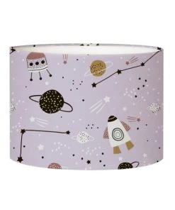 Abat-jours Abat-jour Lampadaire Enfant Planète Lavande Ø 45 X H 25