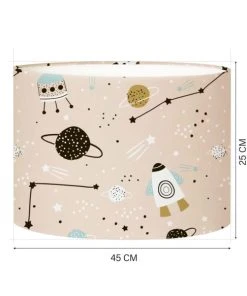 Abat-jours Abat-jour Lampadaire Enfant Planète Nymphéa Ø 45 X H 25 -Boutique Belamp abat jour lampadaire enfant planete nymphea oe 45 x h 25 3