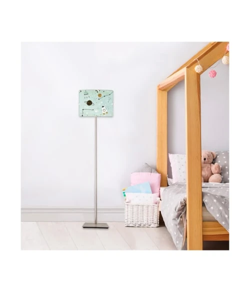 Abat-jours Abat-jour Lampadaire Enfant Planète Petit Bleu Ø 45 X H 25 2 Abat-jours Abat-jour Lampadaire Enfant Planète Petit Bleu Ø 45 X H 25 – Image 2