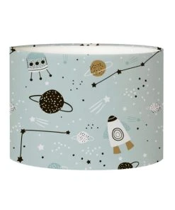 Abat-jours Abat-jour Lampadaire Enfant Planète Petit Bleu Ø 45 X H 25