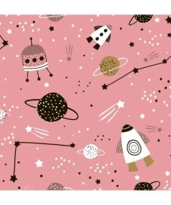 Abat-jours Abat-jour Lampadaire Enfant Planète Rose Doux Ø 45 X H 25 -Boutique Belamp abat jour lampadaire enfant planete rose doux oe 45 x h 25 2