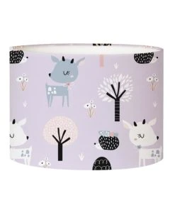 Abat-jours Abat-jour Lampadaire Enfant Rennes Lavande Ø 45 X H 25