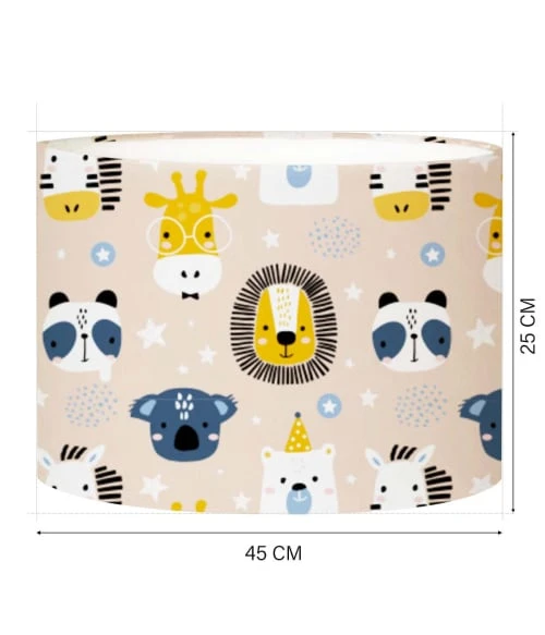 Abat-jours Abat-jour Lampadaire Enfant Savane Nymphéa Ø 45 X H 25 4 Abat-jours Abat-jour Lampadaire Enfant Savane Nymphéa Ø 45 X H 25 – Image 4