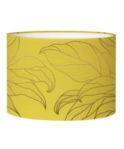 Abat-jours Abat-jour Lampadaire Feuille Jaune Acidulé à 45 X H 25