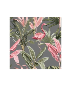 Abat-jours Abat-jour Lampadaire Flamand Gris Ø 45 X H 25 -Boutique Belamp abat jour lampadaire flamand gris oe 45 x h 25 1