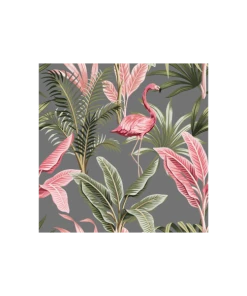 Abat-jours Abat-jour Lampadaire Flamand Gris Ø 45 X H 25 -Boutique Belamp abat jour lampadaire flamand gris oe 45 x h 25 2