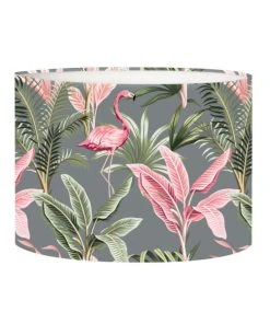 Abat-jours Abat-jour Lampadaire Flamand Gris Ă 45 X H 25