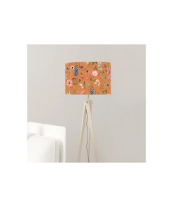 Abat-jours Abat-jour Lampadaire Fleur Orange Acidulé Ø 45 X H 25 -Boutique Belamp abat jour lampadaire fleur orange acidule oe 45 x h 25 2