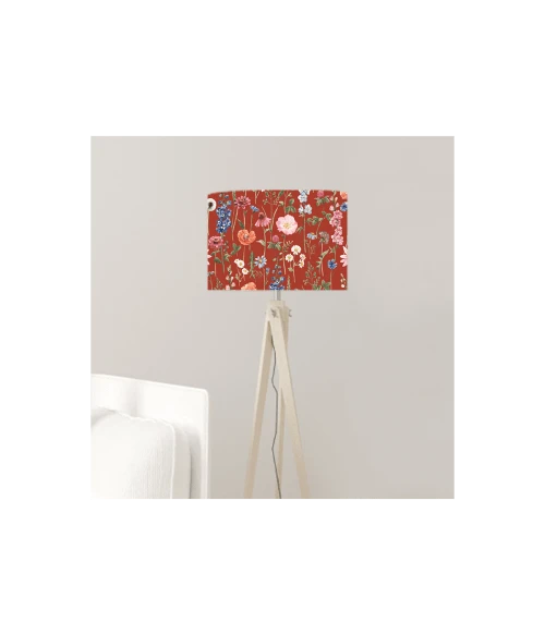 Abat-jours Abat-jour Lampadaire Fleur Rouge Acidulé Ø 45 X H 25 5 Abat-jours Abat-jour Lampadaire Fleur Rouge Acidulé Ø 45 X H 25 – Image 5