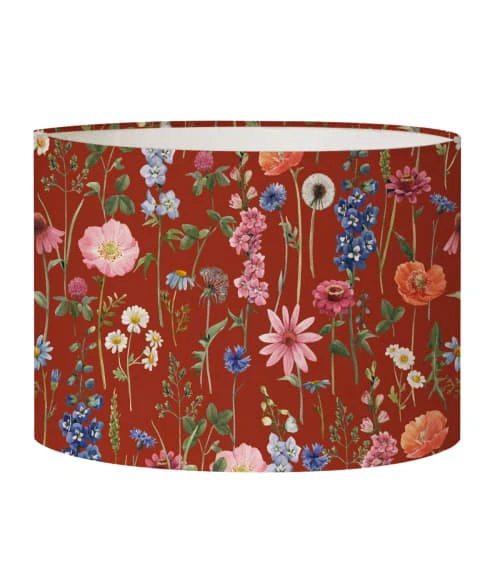 Abat-jours Abat-jour Lampadaire Fleur Rouge Acidulé Ø 45 X H 25 1 Abat-jours Abat-jour Lampadaire Fleur Rouge Acidulé Ø 45 X H 25