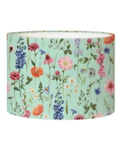 Abat-jours Abat-jour Lampadaire Fleur Vert Acidulé à 45 X H 25