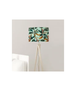 Abat-jours Abat-jour Lampadaire Forêt Vert Acidulé Ø 45 X H 25 -Boutique Belamp abat jour lampadaire foret vert acidule oe 45 x h 25 2