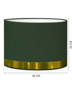 Abat-jours Abat-jour Lampadaire Jonc Vert Et Or Ø 45 X H 25 -Boutique Belamp abat jour lampadaire jonc vert et or oe 45 x h 25 2