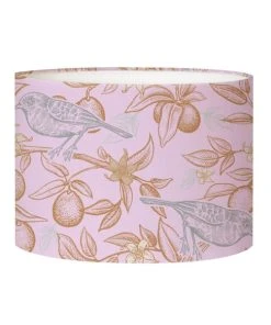 Abat-jours Abat-jour Lampadaire Oiseau Rose Acidulé Ø 45 X H 25