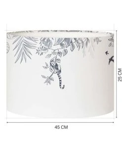 Abat-jours Abat-jour Lampadaire Singe Ø 45 X H 25 7 Abat-jours Abat-jour Lampadaire Singe Ø 45 X H 25 -Boutique Belamp abat jour lampadaire singe oe 45 x h 25 1